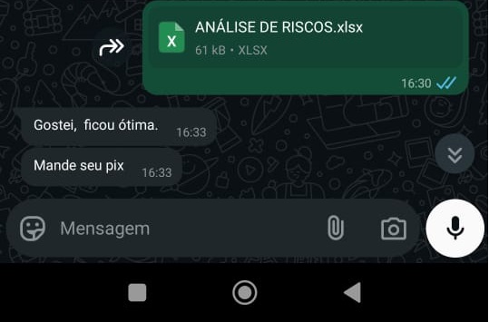 Depoimento do cliente Pedro sobre a Planilha de Controle